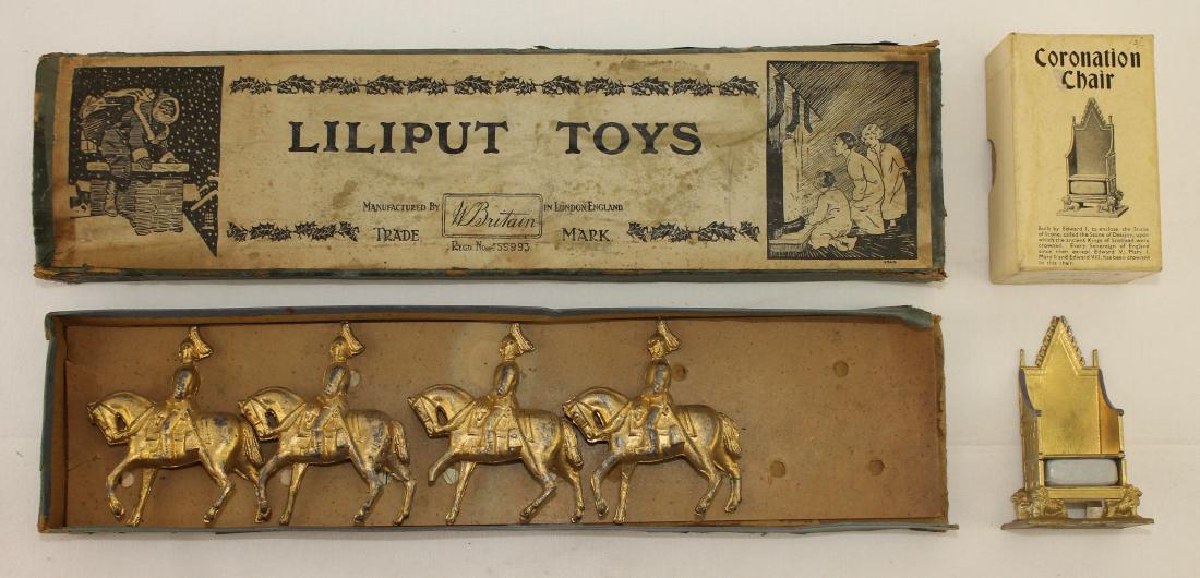 Britains Lot Set #48S Gilt Mounted Guards (1 of 1)