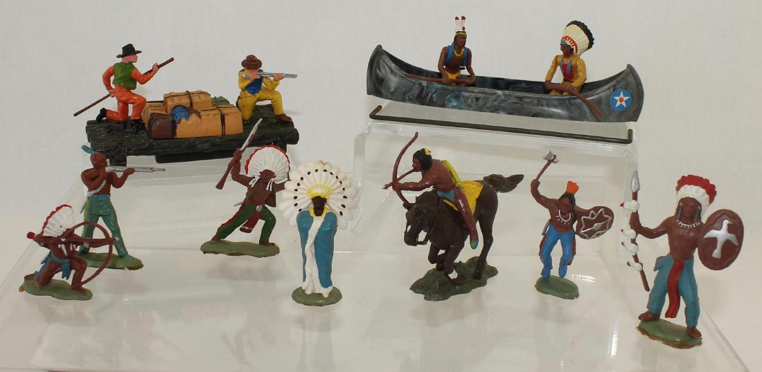 Britains Plastic Lot Herald Cowboys Indians (1 of 1)