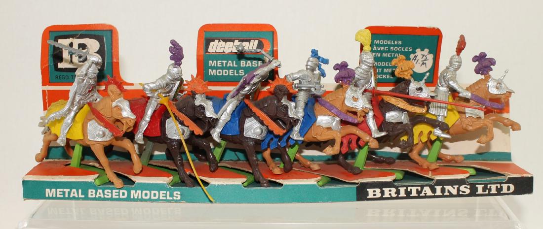 Britains Plastic Detail Display Card Knights (1 of 1)