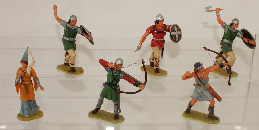 Hausser Elastolin Plastic 7cm Lot Normans (1 of 1)