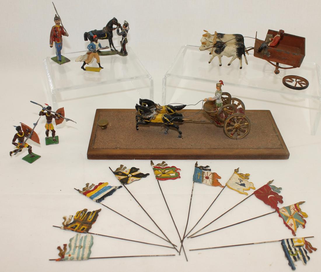 Heyde Germany Lot Roman Chariot Flags (1 of 1)