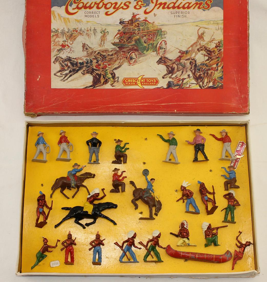 Crescent England Set of Cowboys Indians (1 of 3)