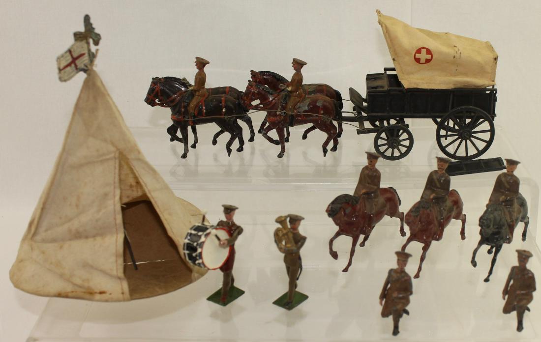 Britains Lead Lot Horse Drawn Wagon (1 of 1)