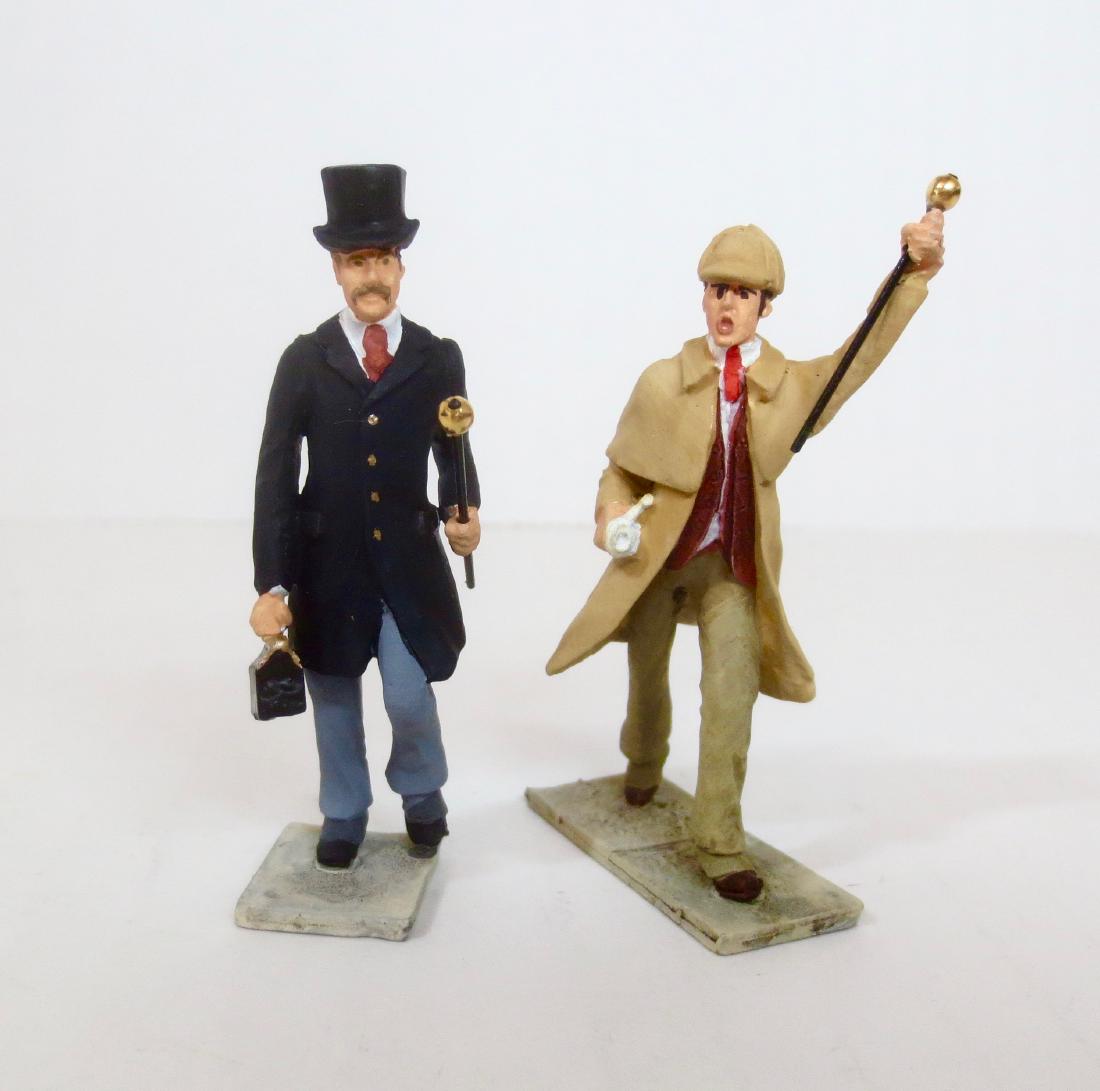 Tommy Atkins Sherlock Holmes and Dr. Watson: 2 pieces. Excellent condition. Unboxed.