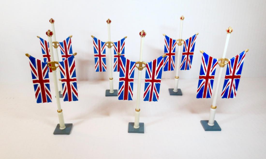 Maker Unknown British Parade Banners on Poles (1 of 1)