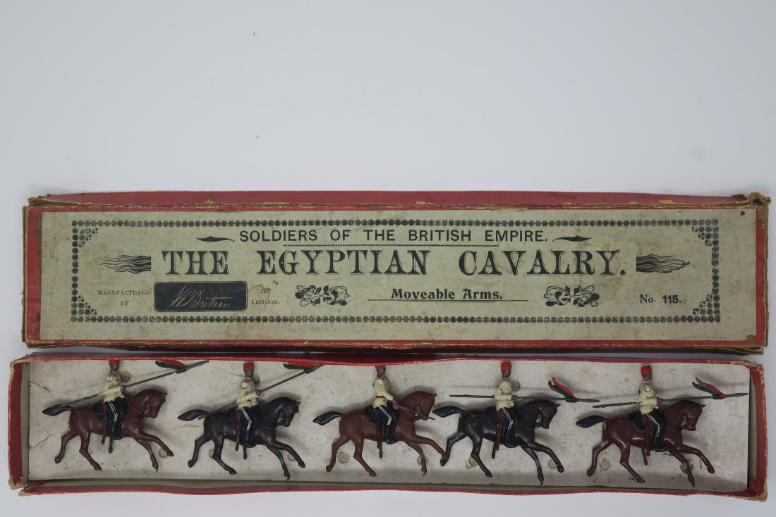 Britains #115 Egyptian Cavalry with lances (1 of 1)