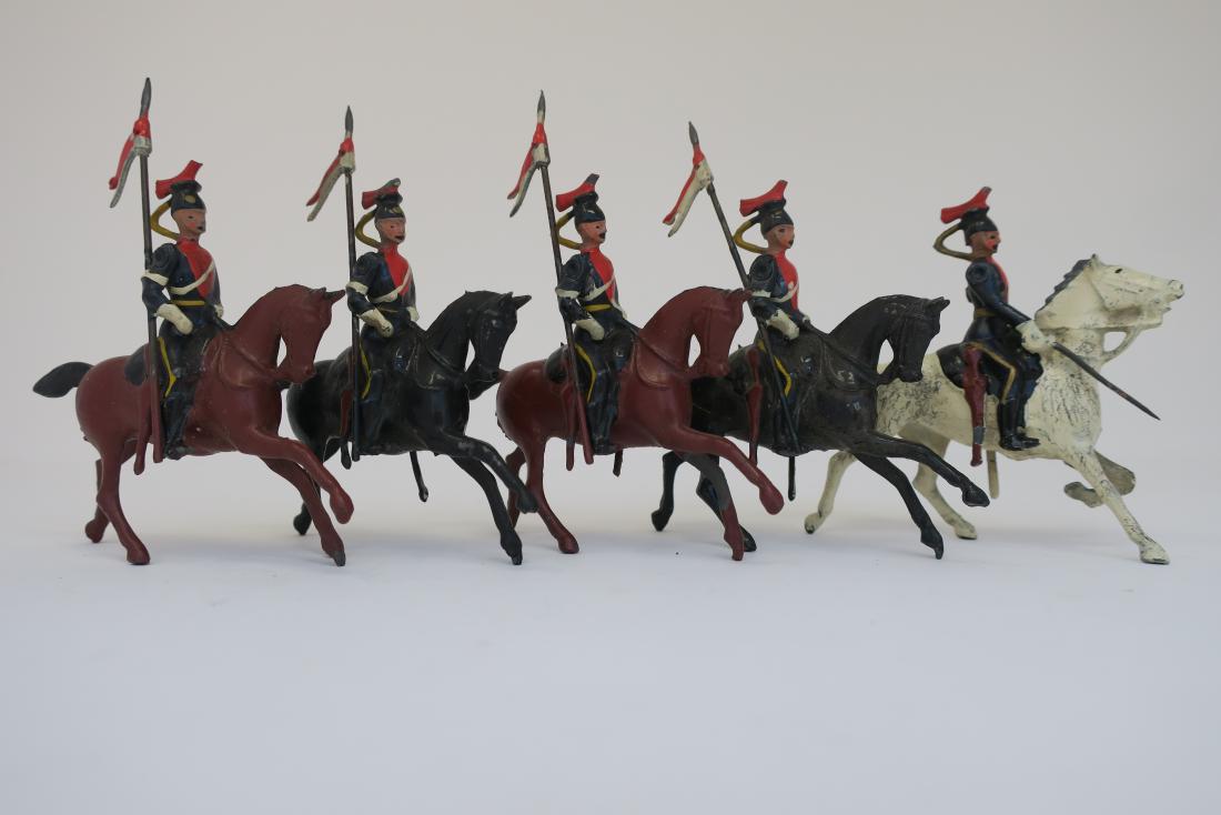 Britains #128 12th Lancers with officer (1 of 1)