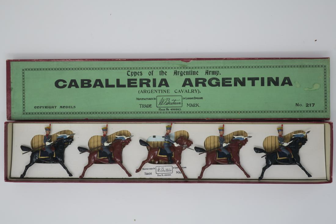 Britains #217 Argentine Cavalry with lances (1 of 1)