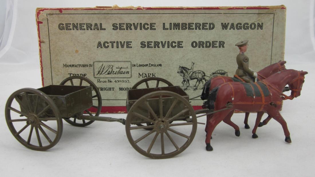 Britains Set #1331 Limbered Wagon at Walk (1 of 1)