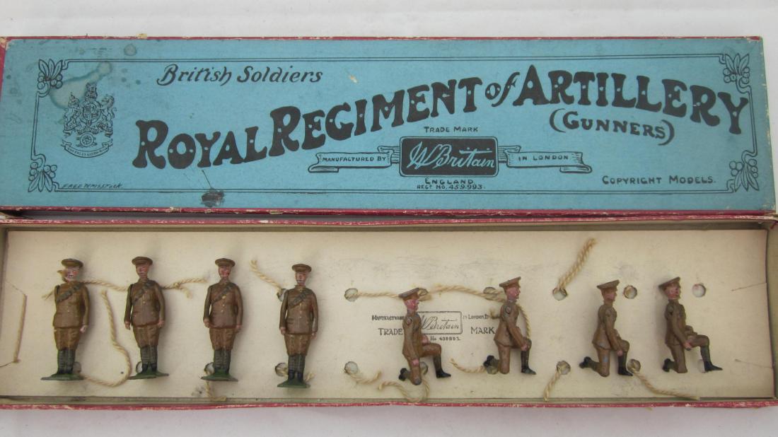 Britains Set #313 Artillery Gunners ASO (1 of 1)