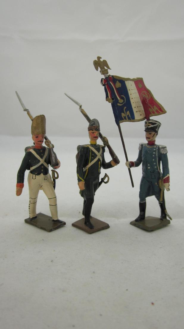 Mignot Napoleonic Foot Soldiers & Flagman (1 of 1)