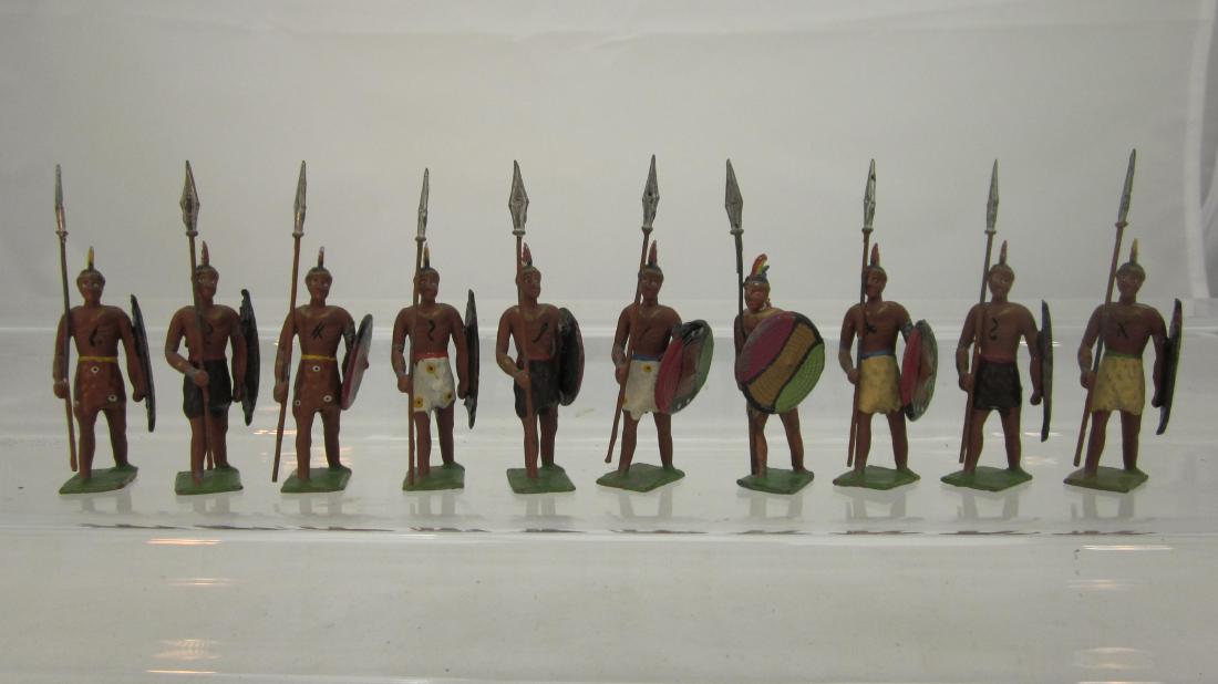 Heyde of Germany American Indians with Spears (1 of 1)