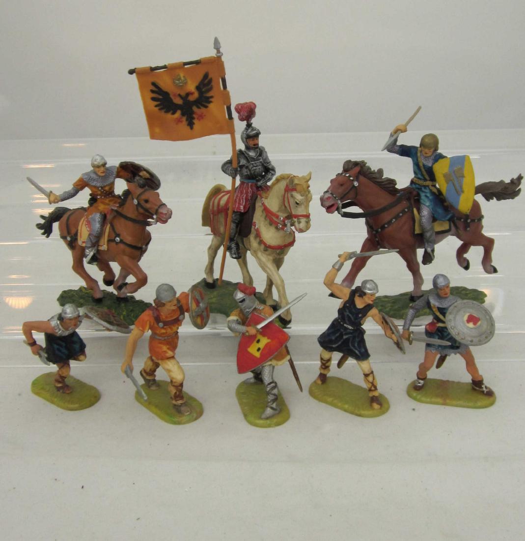 Elastolin Plastic 6.5cm Early Normans in Action (1 of 1)