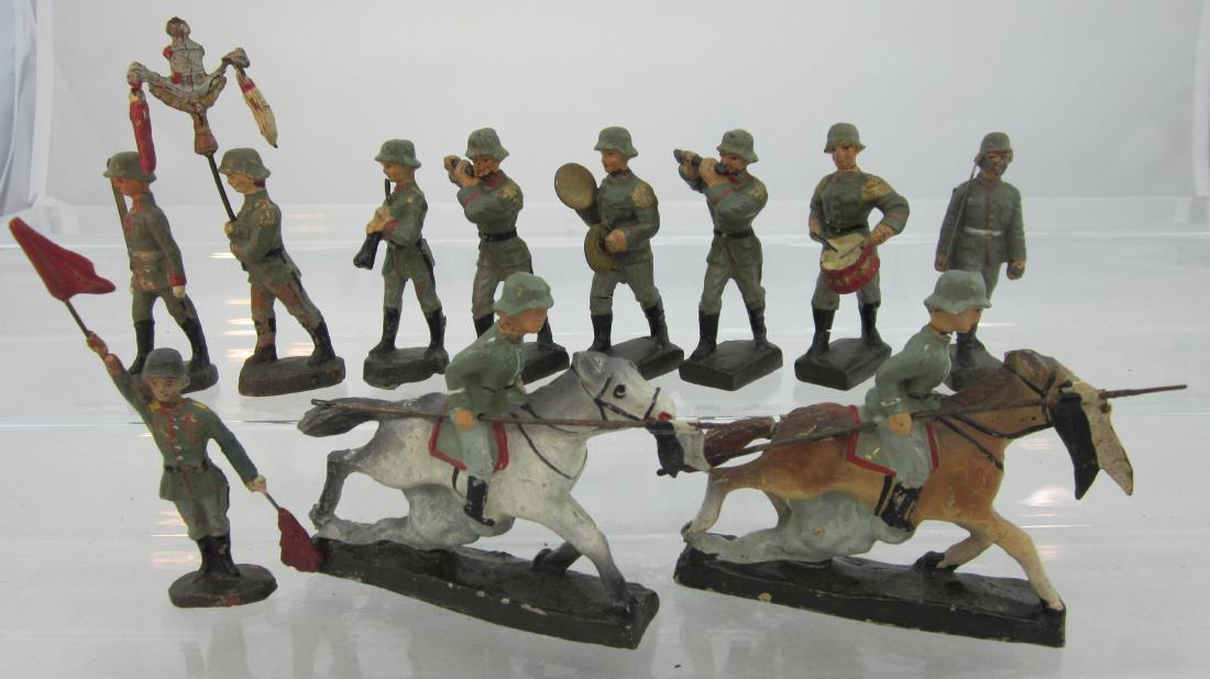 Lineol/ Elastolin & Schusso 6.5cm German Army (1 of 1)