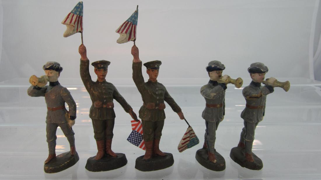 Elastolin US Semaphore & Austrian Buglers (1 of 1)