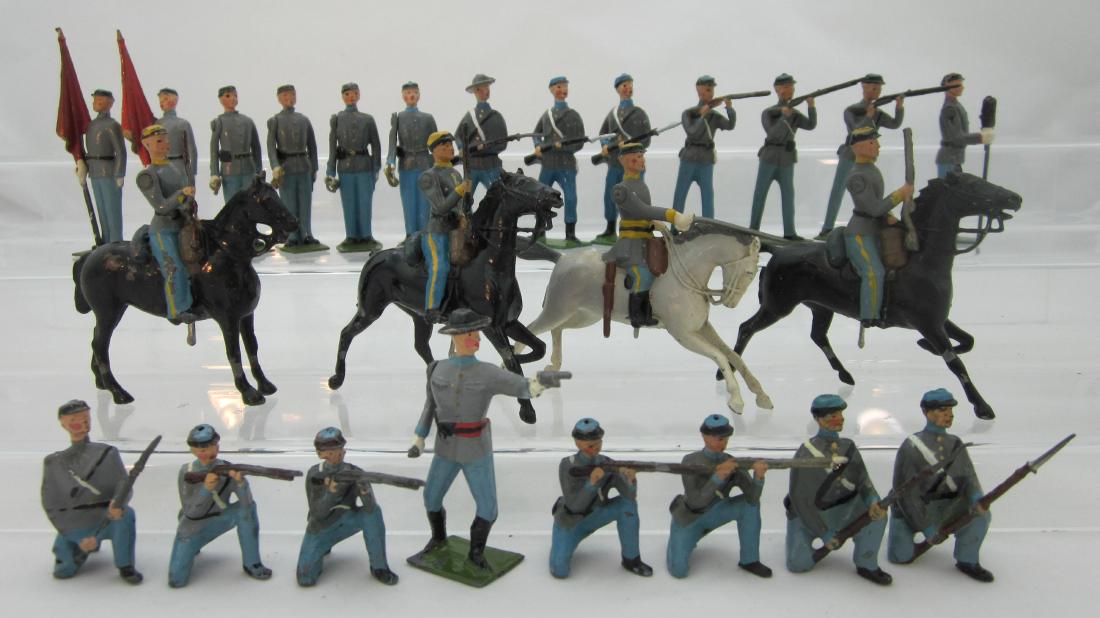 Britains Confederate Cavalry & Infantry (1 of 1)