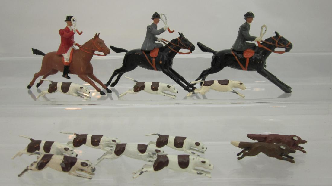 Britains Set #235 Partial Full Cry Hunt Set (1 of 1)