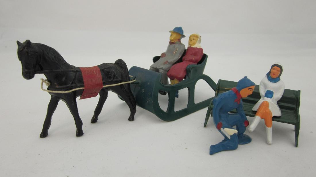 Barclay  Dimestore Winter Series Figures (1 of 1)