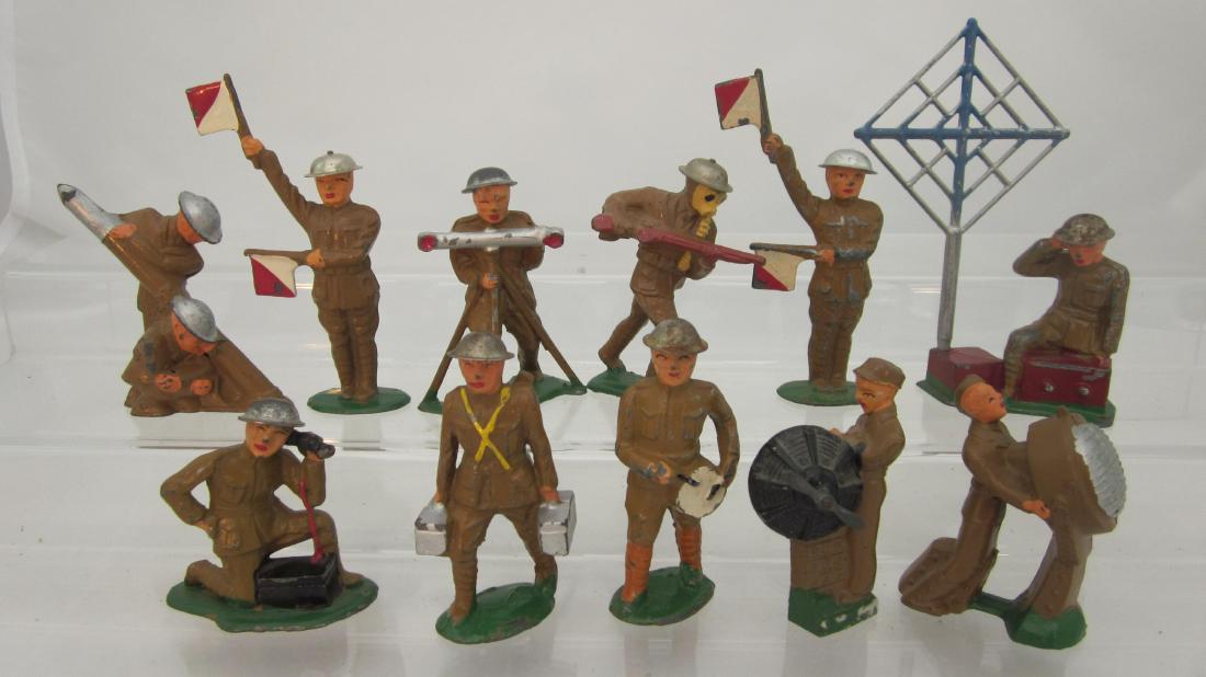 Barclay Dimestore Soldiers in Assorted Poses (1 of 1)