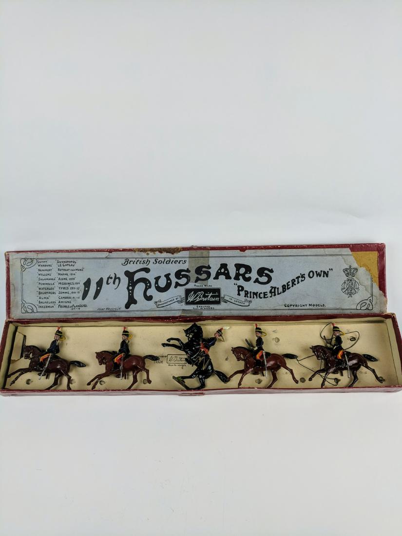 Britains Set 12 11th Hussars Pre War (1 of 1)
