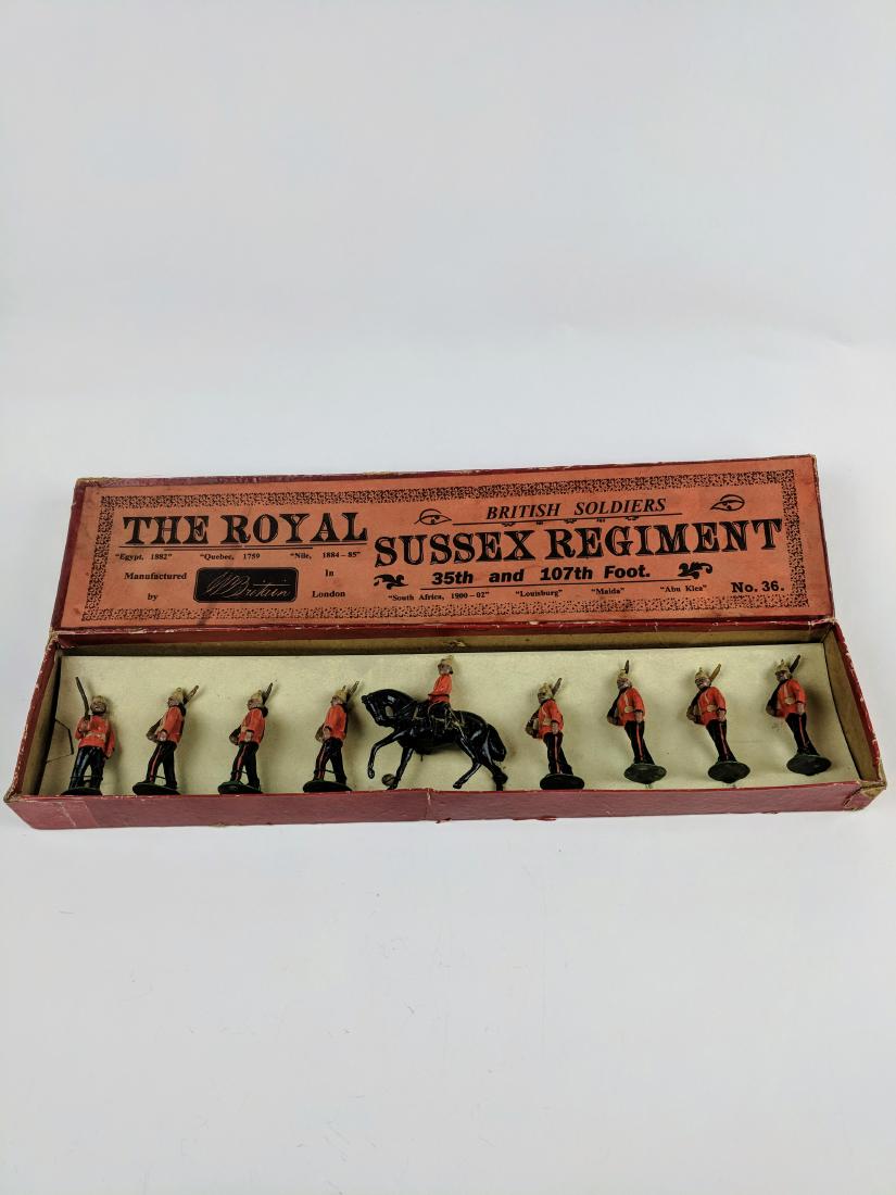 Britains Set 36 Royal Sussex Regt. Early Pre War (1 of 1)