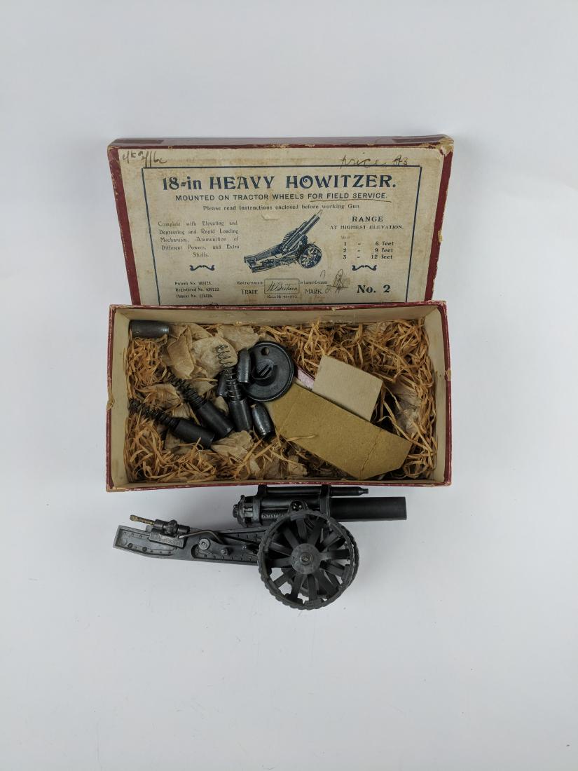 Britains  18 inch Heavy Howitzer On Wheels Pre War (1 of 1)