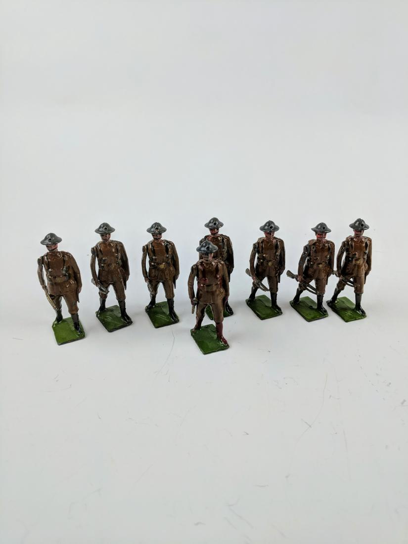 Britains Set 195 Infantry At Trail Pre War (1 of 1)