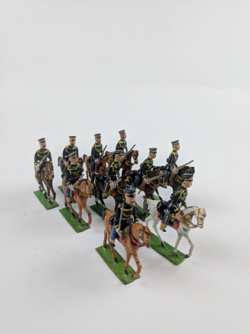 Heyde Japanese Cavalry: 10 Pieces Condition Excellent (1 Broken Gun Tip) No Box