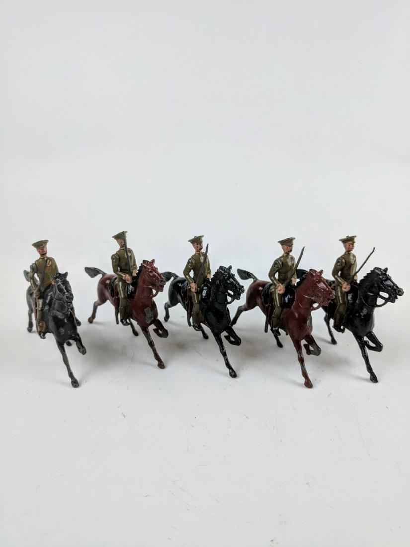 Britains Active Service Cavalry: 5 Pieces Condition Good No Box