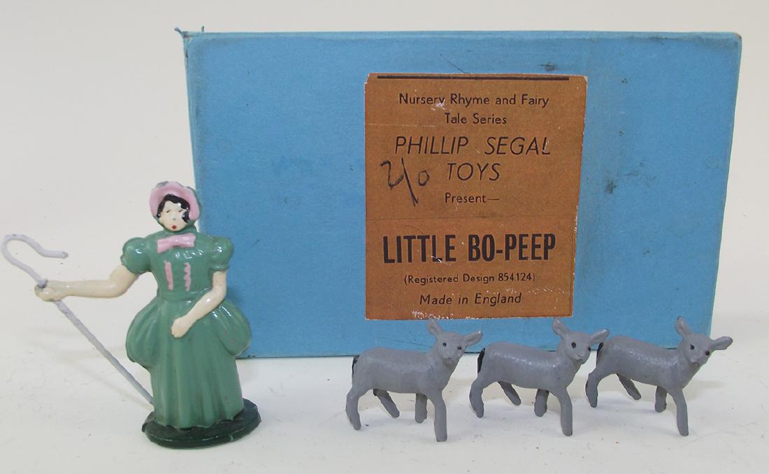 Segal Little Bo Peep: 3 pieces, mint in box. Pristine. Post War 1950.