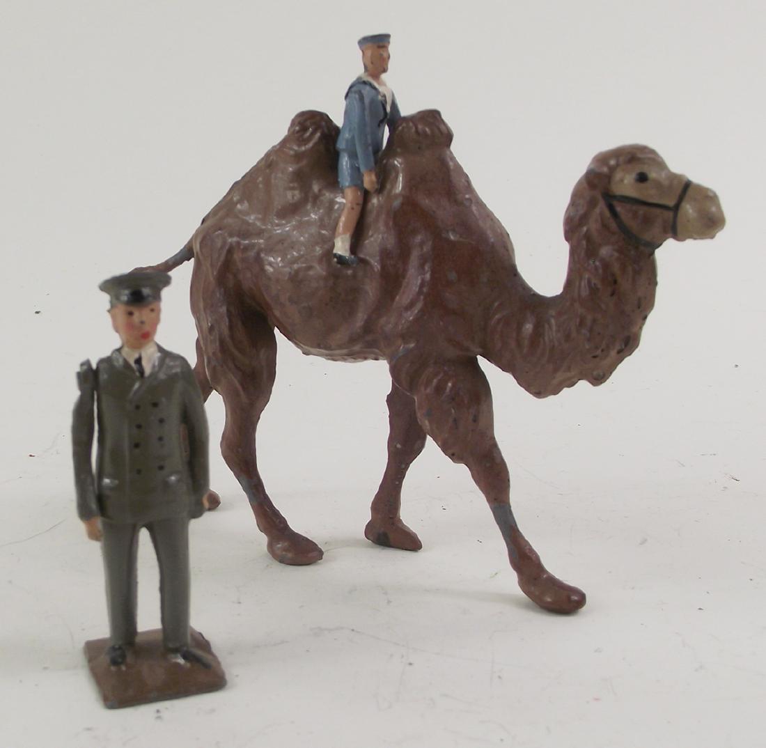 Britains Set #931 Zoo Camel, Handler and Boy Rider (1 of 1)
