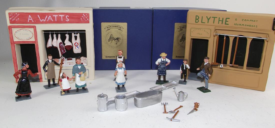 Marlborough Edwardian Sets: Two sets, excellent condition. The Iron Monger and The Butcher.
