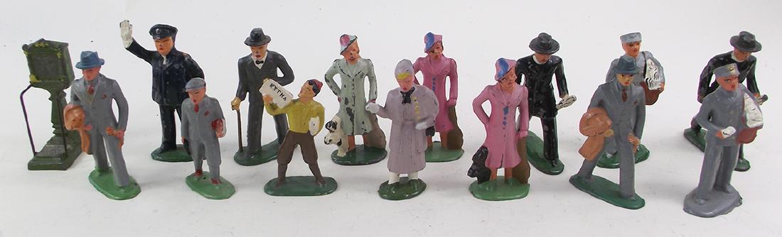 Barclay Railway and Civilian Figures (1 of 1)