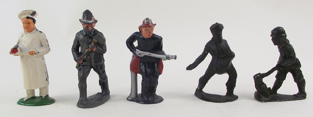 Barclay and Manoil Assortment: 5 pieces, good condition, 70 mm