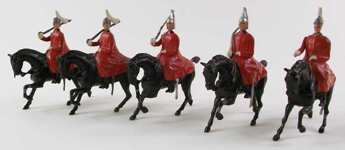 Britains Set #400 Life Guards in Winter Cloaks (1 of 1)