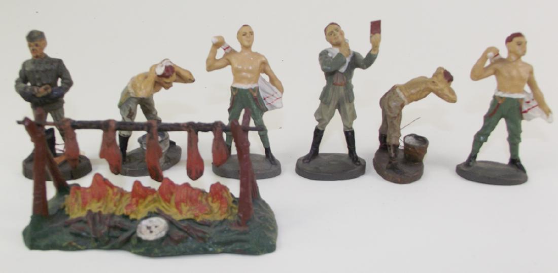 Elastolin WWII Germans at Camp (1 of 1)