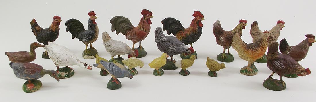 Elastolin Farm Chickens and Ducks (1 of 1)