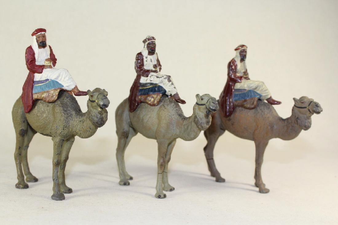 Lineol Arabs On Camels: Excellent Condition With Light Wear 3 Pieces
