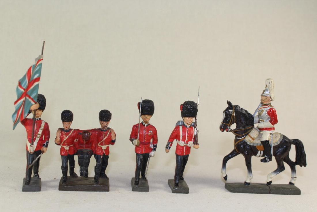 Lineol Coldstream Guards: With Lifeguard, Standard, Wounded and More Excellent Condition 5 Pieces