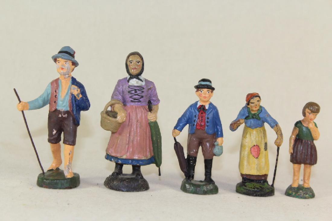 Elastolin Farmer, Boy Shepard: 10 cm includes Gretel And Witch Very Good/Excellent Condition 5 Pieces
