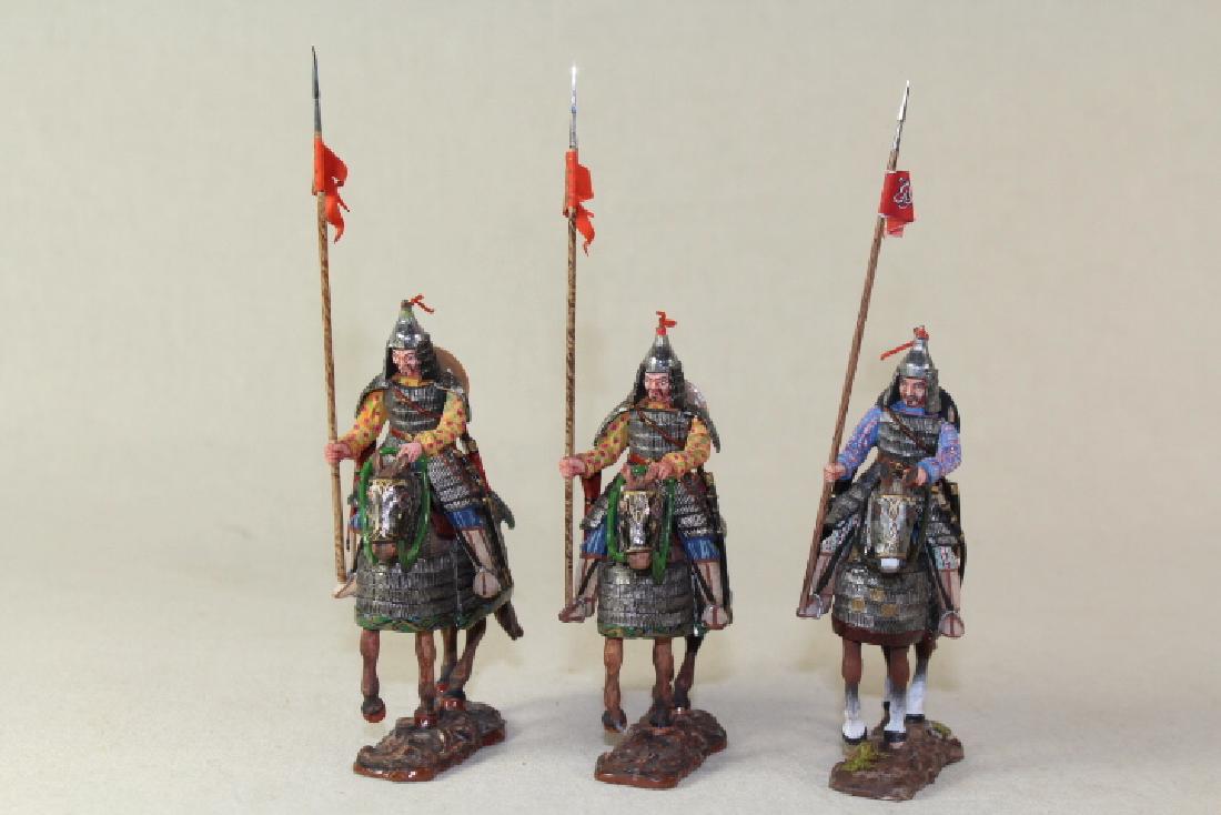 Aero Art St Petersburg Mongol Warrior: With Lance. Various #043 Mint Condition 3 Pieces
