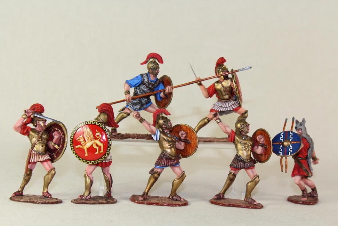Russian Miniatures Roman Warriors In Battle (1 of 1)
