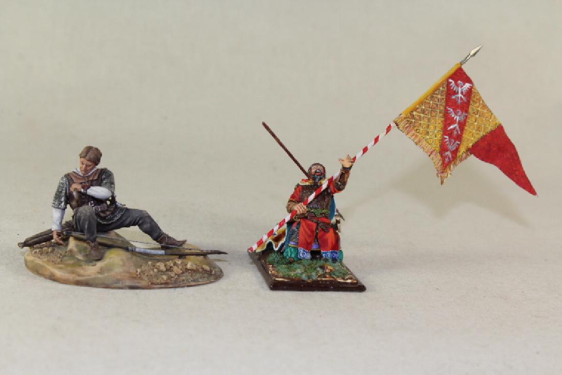 Aero Art St Petersburg Wounded At Agincourt: Shot Archer Speared Bearer Near Mint Condition Near Mint Box 2 Pieces