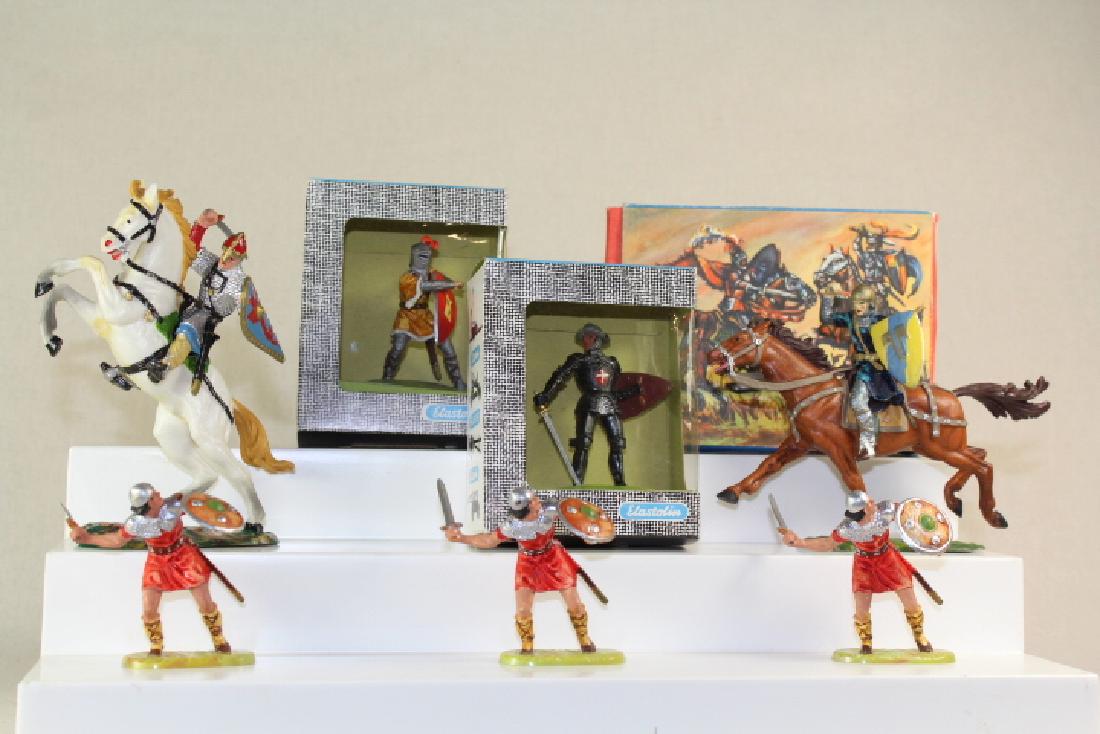 Elastolin Knights And Normans #8837 x3 #8853 (1 of 1)