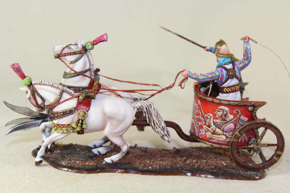 Aero Art St Petersburg Egyptian Pharaoh Chariot: W/Driver Near Mint Condition No Box 1 Piece