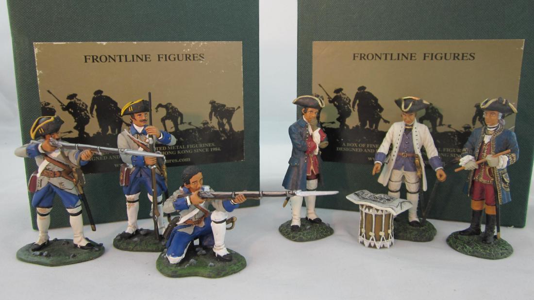 Frontline Gen'l Montcalm, Officers & Marines. (1 of 1)