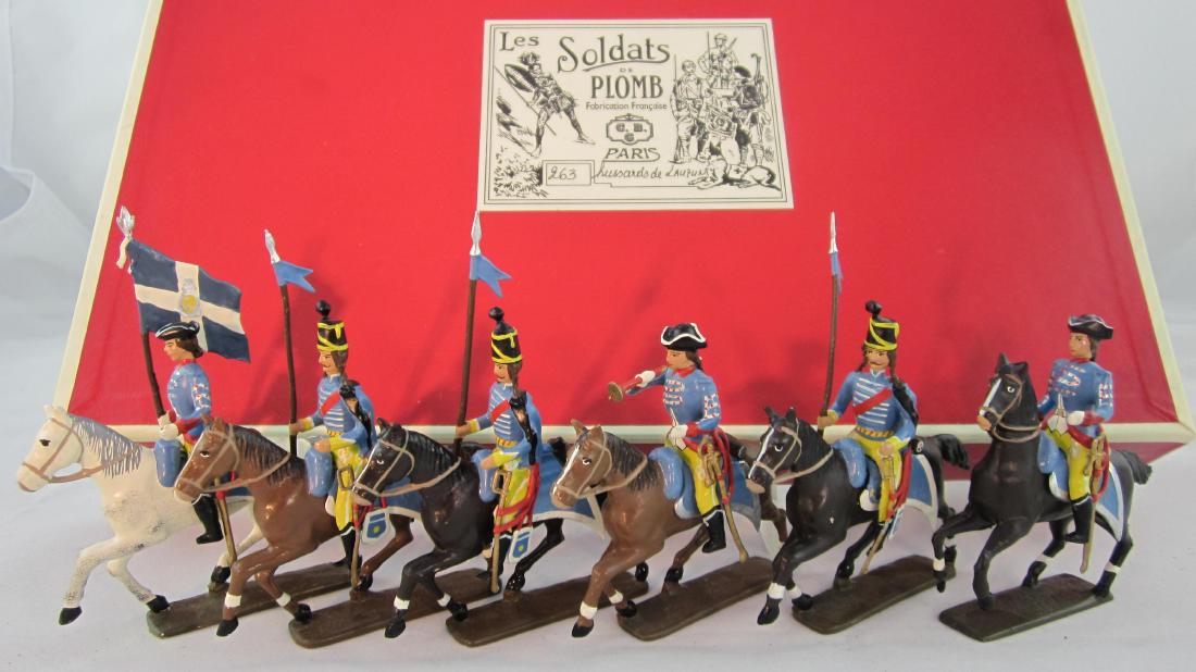 Mignot Set #435/263 Hussards de Lauzun 1778. (1 of 1)
