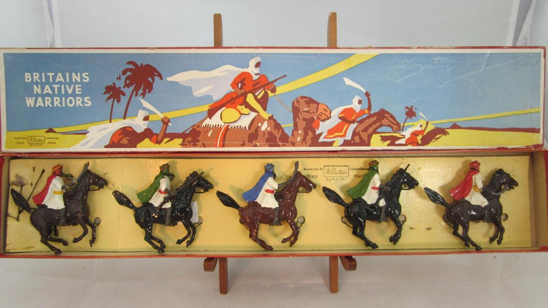 Britains Set #164 Mounted Arabs At Gallop. (1 of 1)