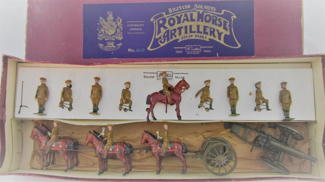 Britains Set #318 Royal Horse Artillery At Halt. (1 of 1)