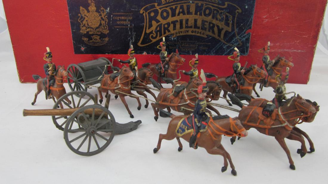 Britains Set #39 Royal Horse Artillery, Gallop. (1 of 1)
